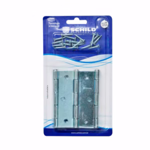 Dobradiça Inox cartela c/3